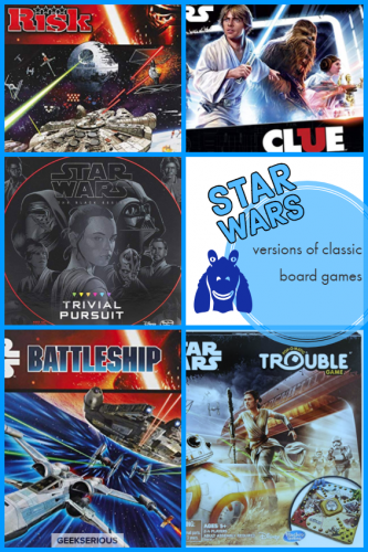 Star Wars Versions of Classic Board Games Pin
