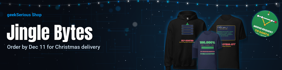 Jingle Bytes - geekSerious Shop. Order by Dec 11 for Christmas delivery